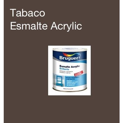 ESMALTE ACR&Iacute;LICO BRILLANTE TABACO