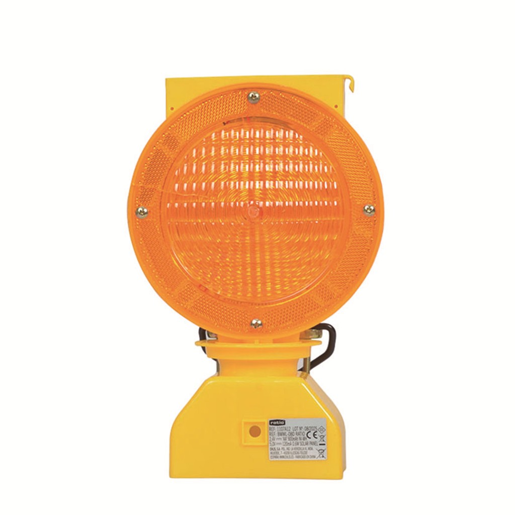 Lampara senalizacion obra solar ratio 1,2v
