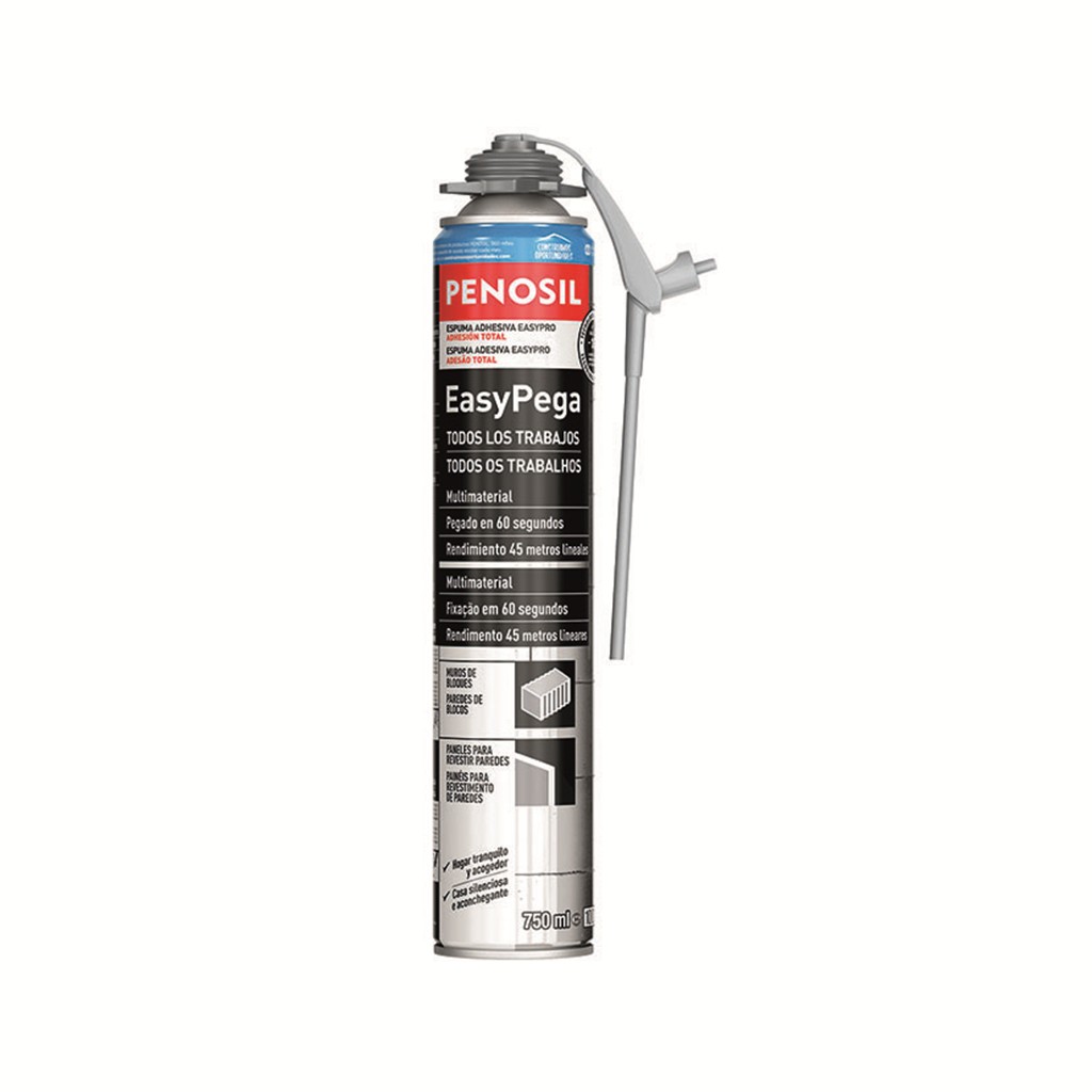 Espuma adhesiva Fijacion en 60 seg. PENOSIL Easypega. 750 ml.