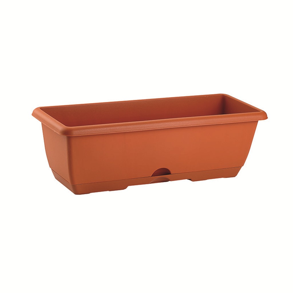 JARDINERA BALCONERA SIN SOPORTE N11 - 20X50X17.5cm - TERRACOTA