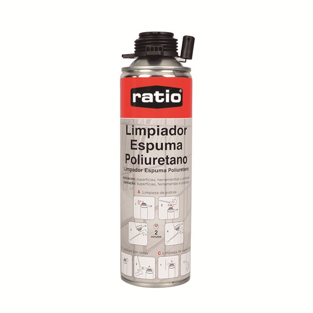 Limpiador espuma PU RATIO 500ml