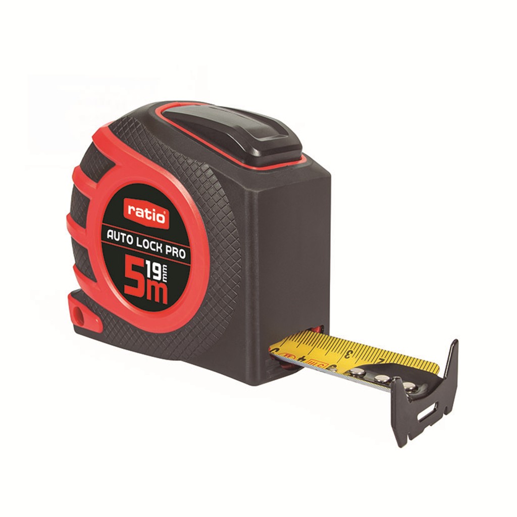 Flexometro cinta 19/5m. Autolock Pro. RATIO.