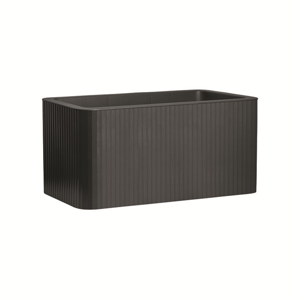 Macetero jive cuadrado con rayas 60cm