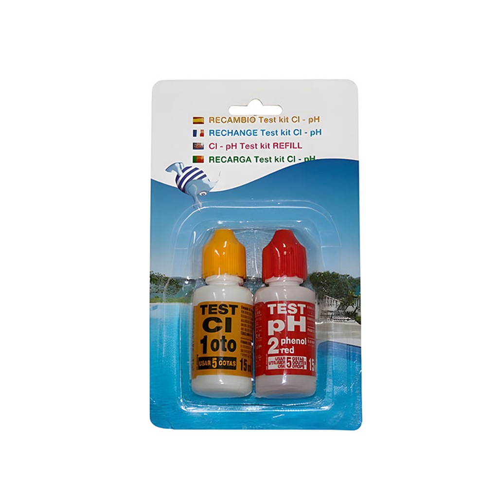 Recambio test kit ph cloro