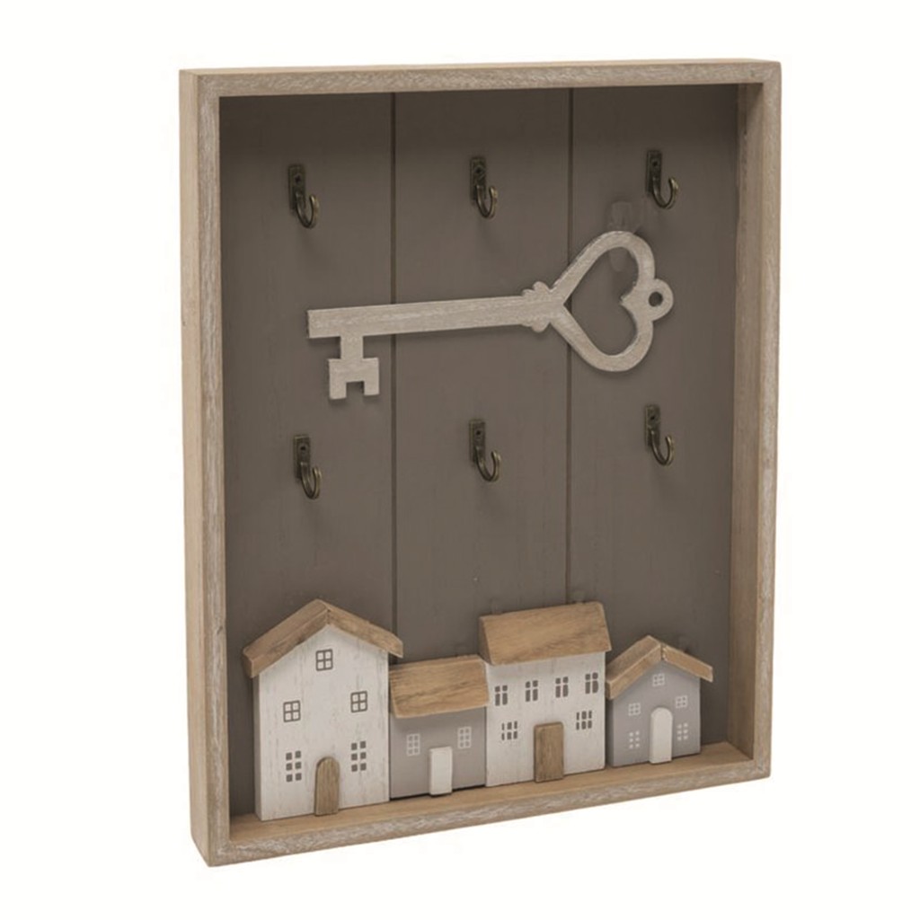 Cuelga llaves. Casitas