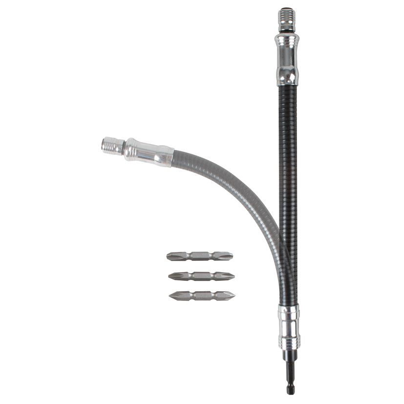 ADAPTADOR PUNTAS+EJE FLEXIBLE 30CM.