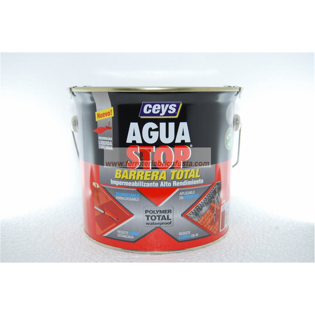 AGUA STOP BARRERA TOTAL 4KG ROJO
