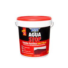 AGUASTOP CAUCHO FIBRAS 5KG ROJO