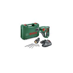 Atornillador, taladro, martillo UNEO 10,8V set 4 brocas/4 pu