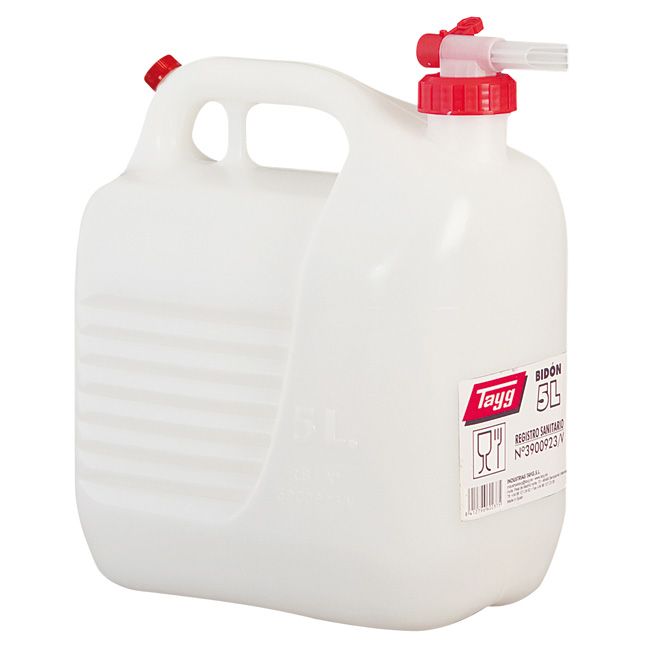 BIDON ALIMENTARIO 10 L. TAPON/GRIFO