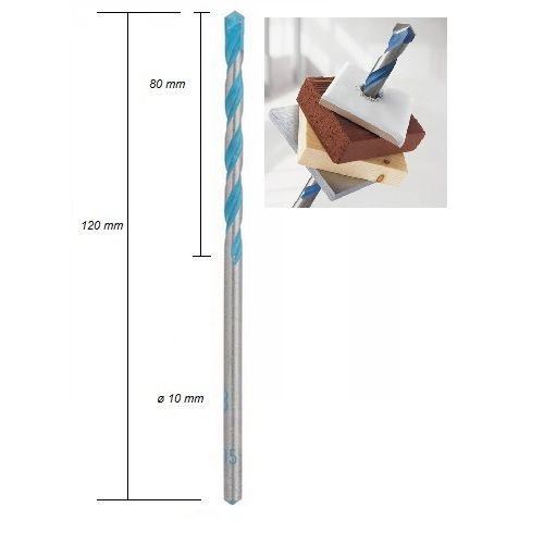 BROCA MULTICONSTRUCCI&Oacute;N 10MM BOSCH