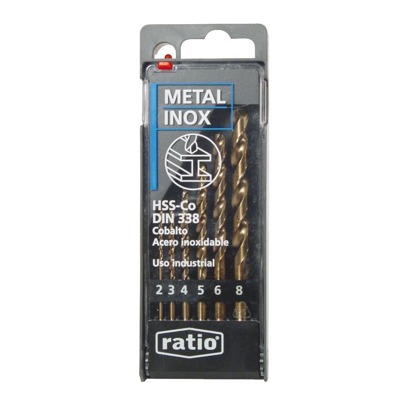 Broca metal HSS-CO RATIO.