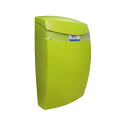 Buz&oacute;n de pl&aacute;stico Mod. Galaxy. Verde pistacho. 27x12xh40 cm.