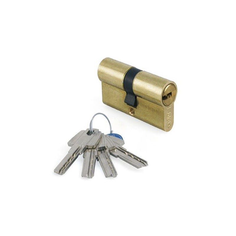 CILINDRO SEGURIDAD TESA T-60 35X35MM CENTRADO LATON LEVA LARGA 15MM 
