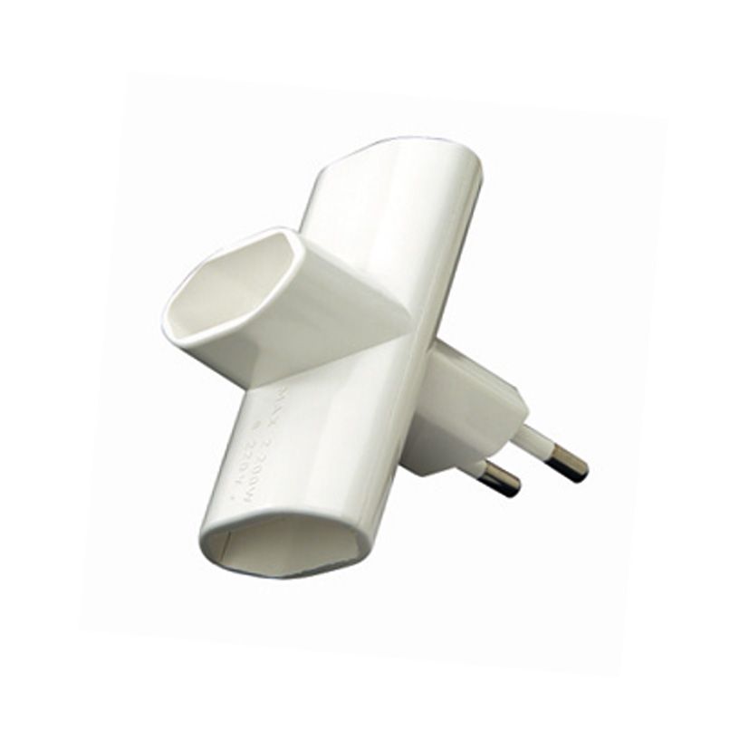 CLAVIJA ENCHUFE TRIPLE ESPIGA 4 MM