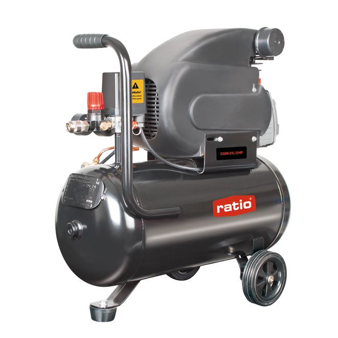 Compresor lubricado Ratio CAM-25/2HP 24 litros