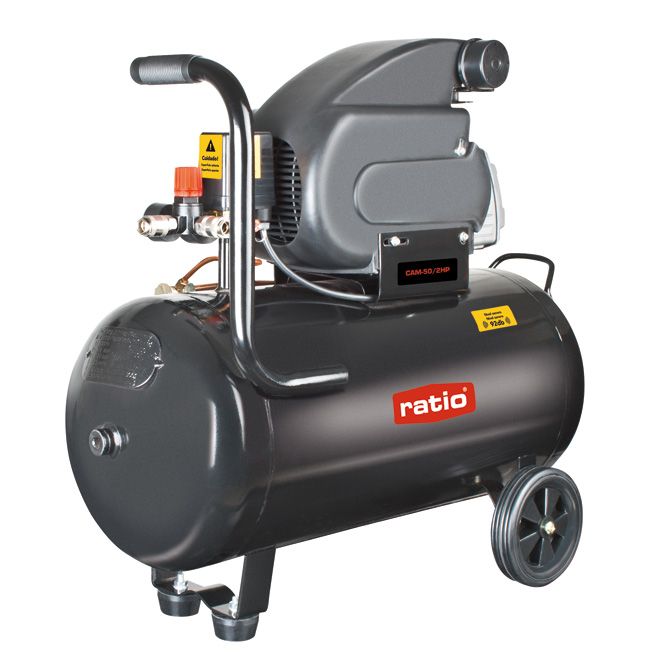 Compresor lubricado Ratio CAM-50/2HP 50 litros