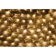 Cortina 160 luces LED blanco calido 2x1 m