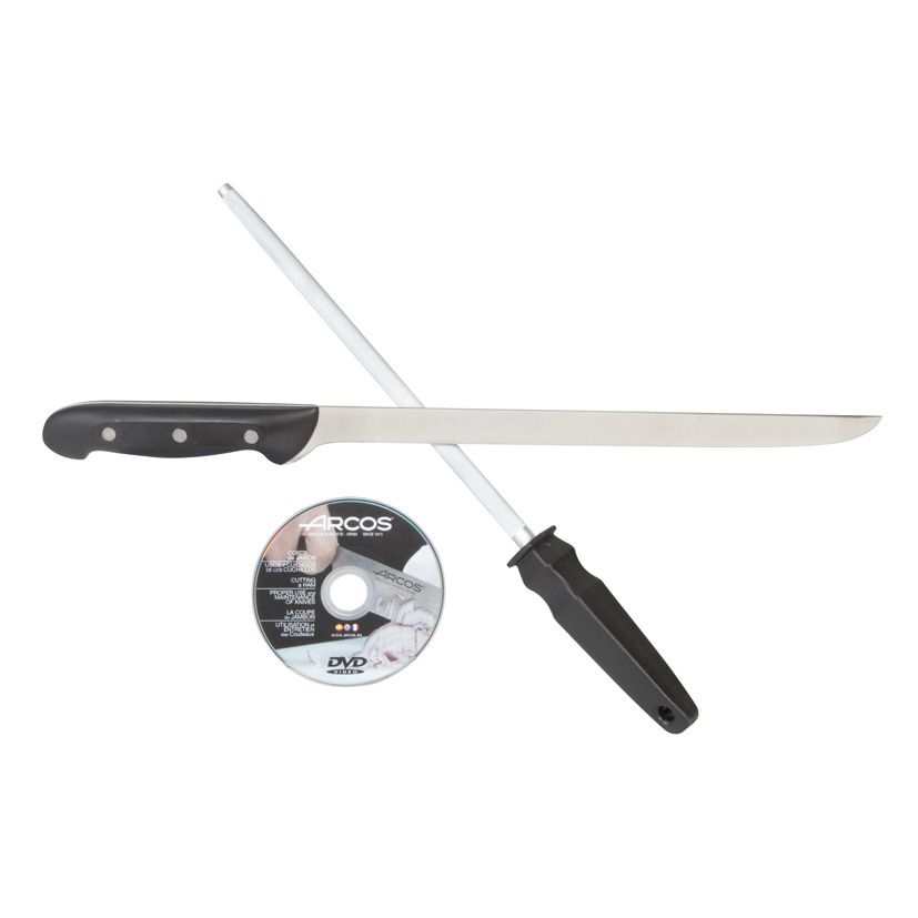 Cuchillo jamonero + chaira