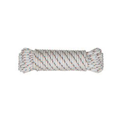 CUERDA NYLON TRENZ.BCO/AZ 6MM.75MTS