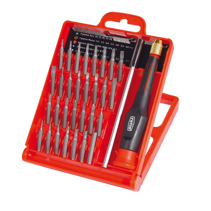 DESTORNILLADOR PRECISION 32 PIEZAS RATIO