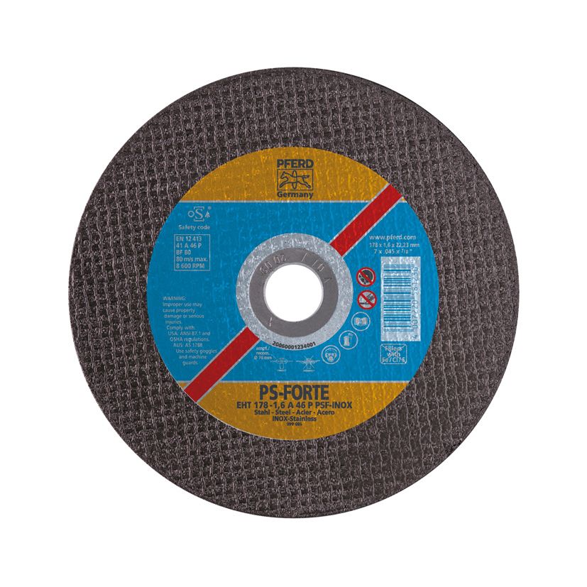DISCO CORTE INOX EHT 115-1,0 A60 P PS-FORTE.