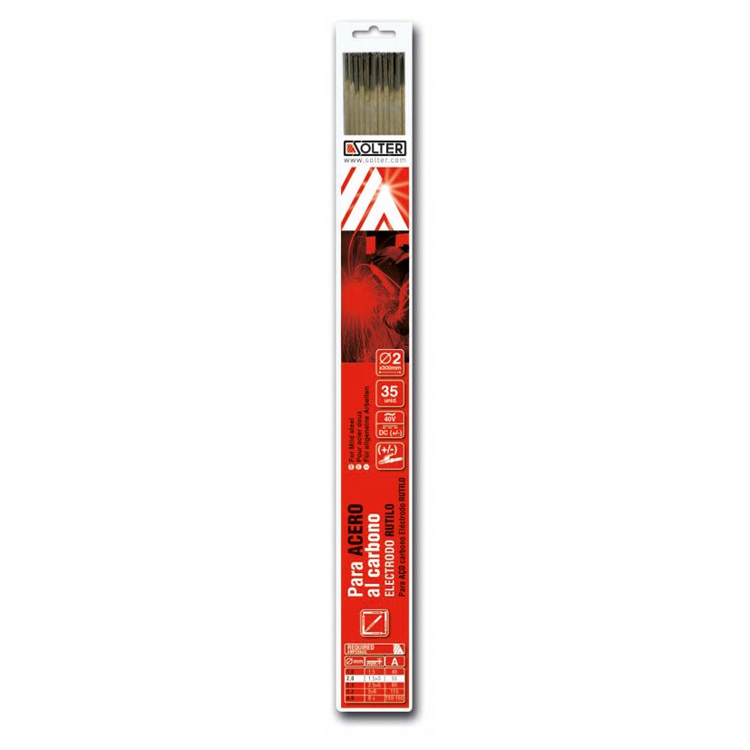 ELECTRODO RUTILO 2MM 35 UNIDADES