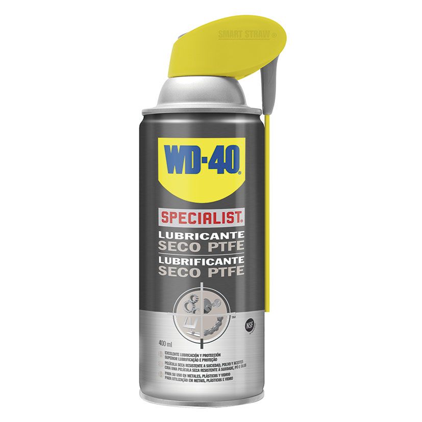 LUBRICANTE SECO PTFE - Pulverizador Doble Acci&oacute;n 400ml.LUBRIFICANTE SECO