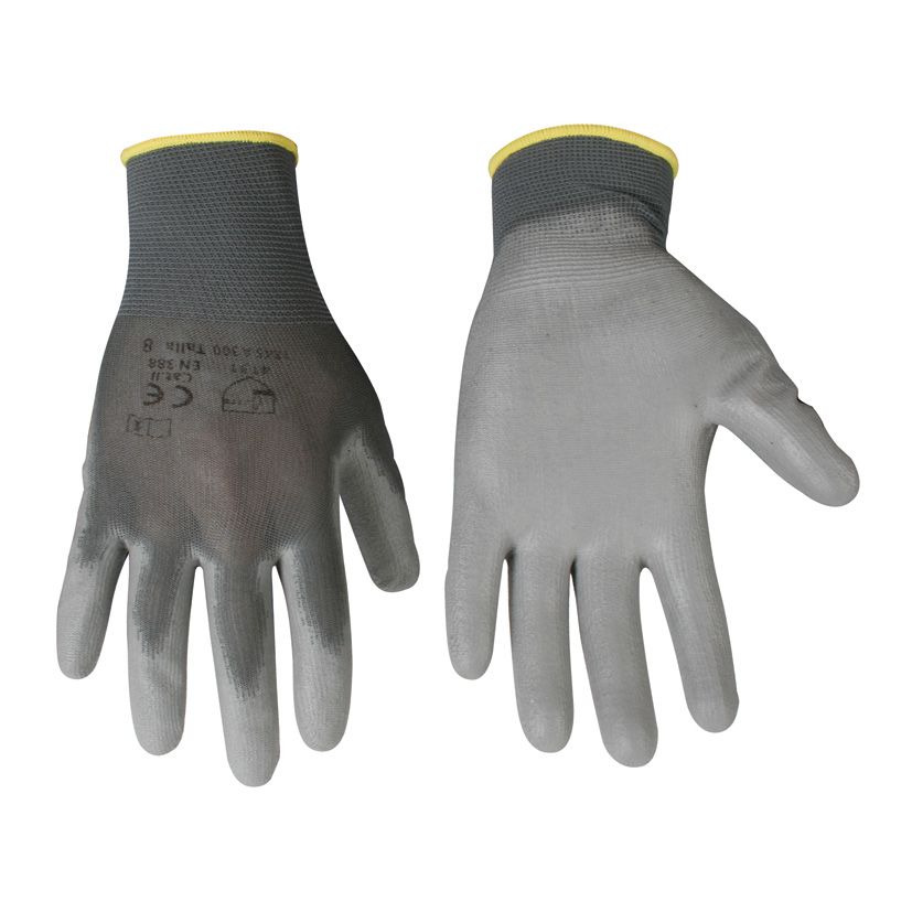 GUANTE NYLON C/RECUBRIMIENTO PU GRI