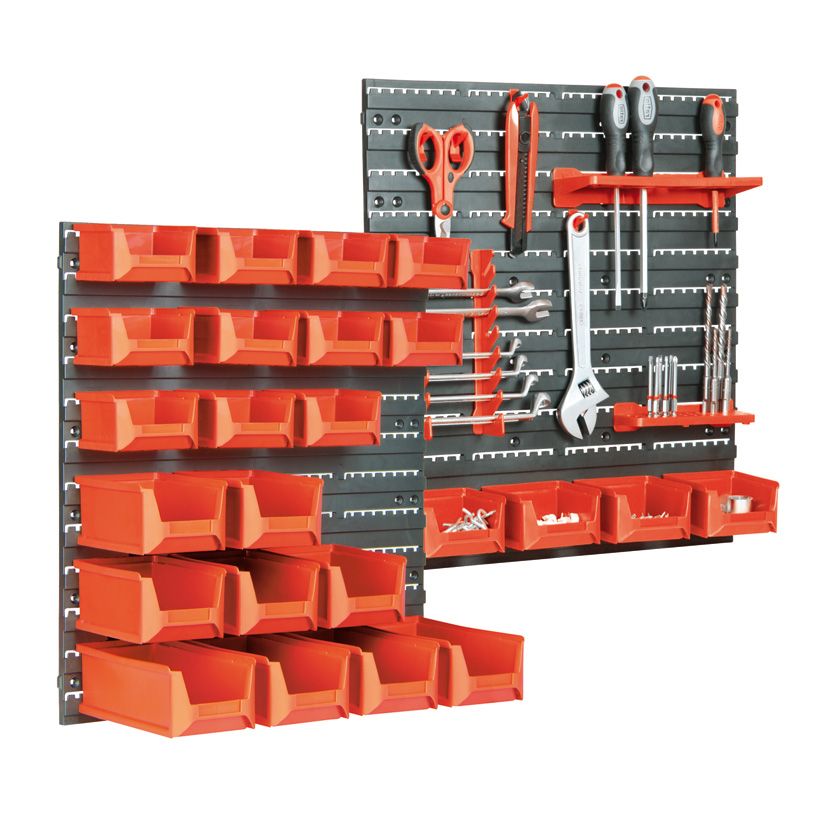 Juego 2 murales con portaherramientas (483x540x14,7 mm.)