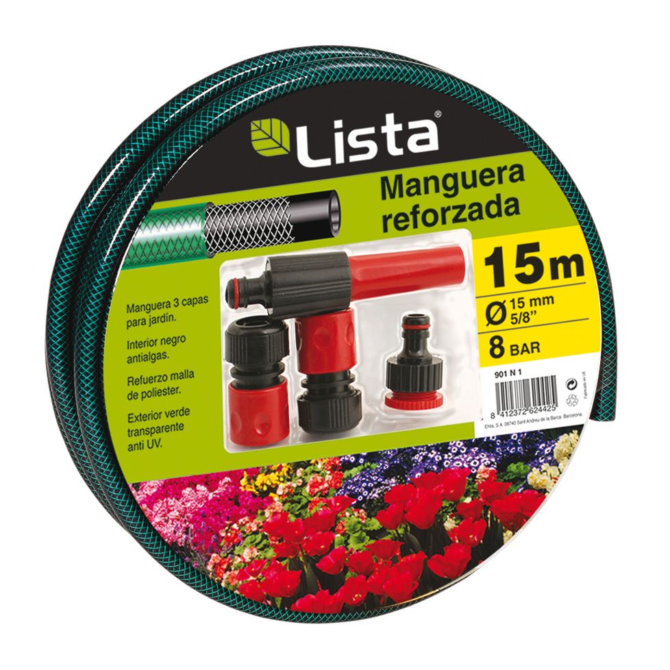 KIT MANGUERA 15 MM X 15M
