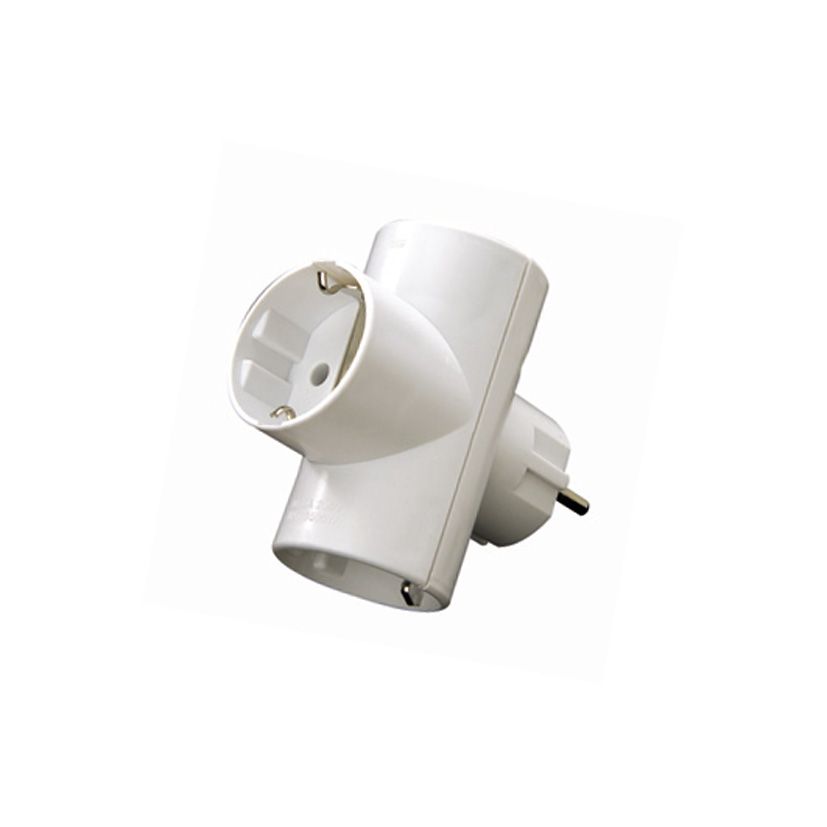 LADRON 3 ENCHUFES 10/16A-250V