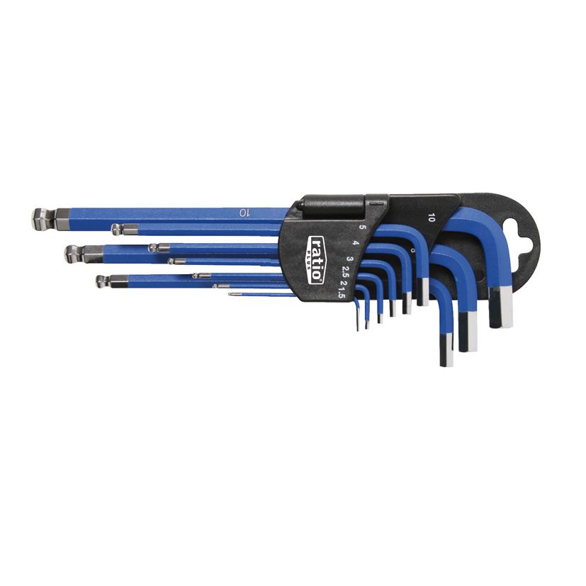 LLAVE ACODADA ALLEN PROFESIONAL 9 PIEZAS