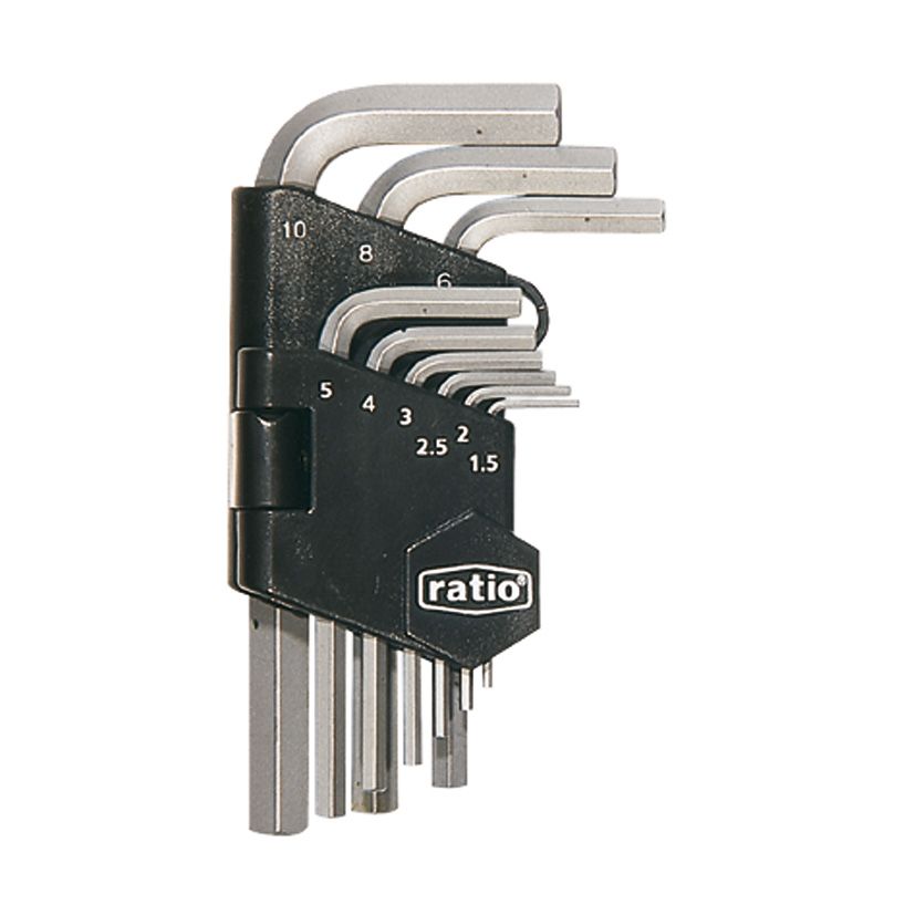 LLAVES ALLEN JUEGO 9 (1.5-10MM) RATIO