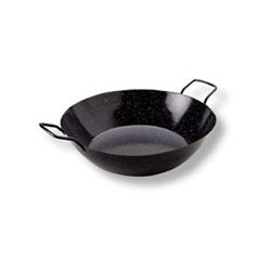 PAELLERA ESMALT.HONDA C/ASAS 45 CM.