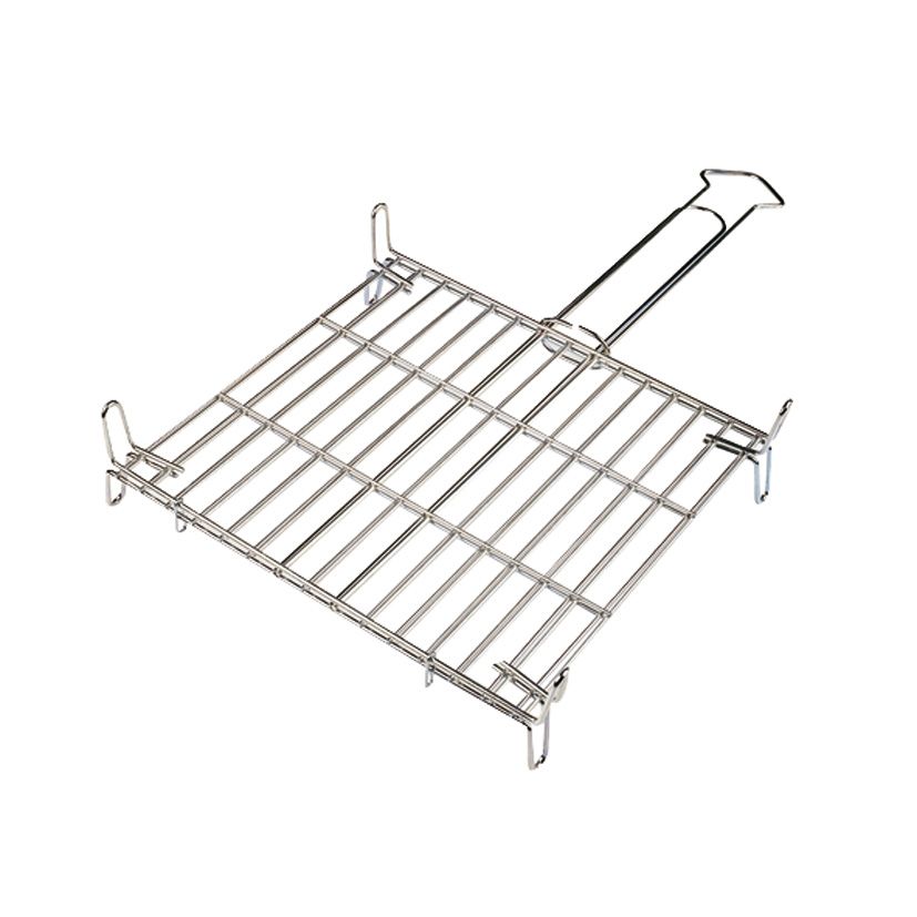 PARRILLA DOBLE ALAMBRE CINC.25X25CM