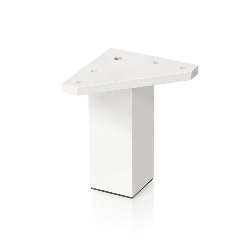 PATA CUADR. ABS 40*80 MM BLANCO SIN REGULADOR SIN REGULADOR