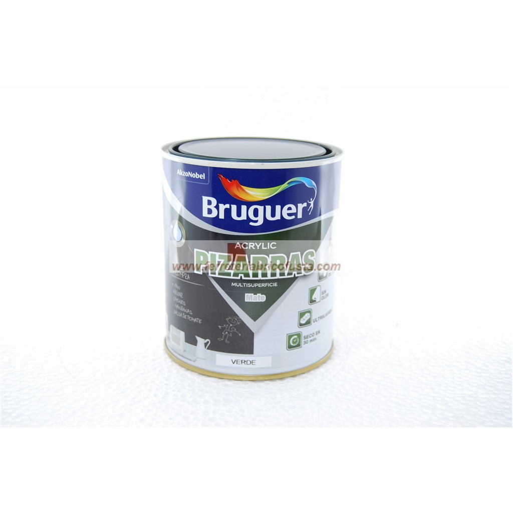 PINTURA EFECTO PIZARRA MULTISUPERFICIE BRUGUER VERDE 0,75 L