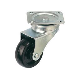 RUEDA POLIP.40 SOP.PLATINA GIRATORI