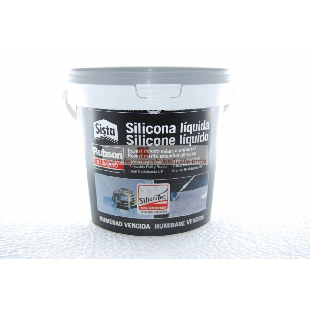 Silicona L&iacute;quida AquaBlock 1Kg Gris
