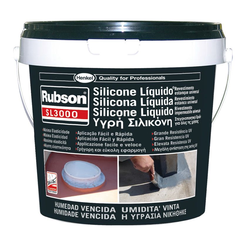 Silicona L&iacute;quida AquaBlock 1Kg Negra