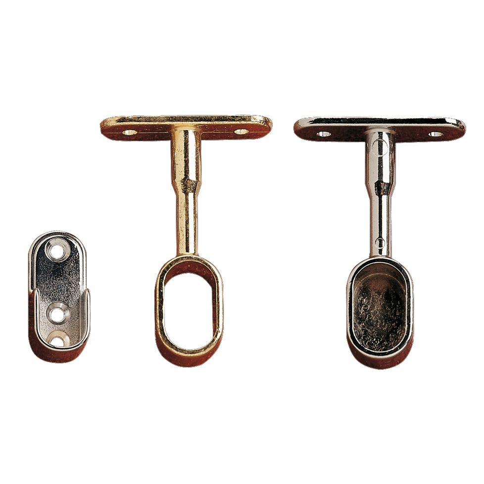 SOPORTE OVAL 25X15 CROMADO