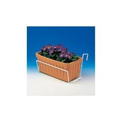 SOPORTE P/JARD.ALAM.PLAST.60cm NEGRO