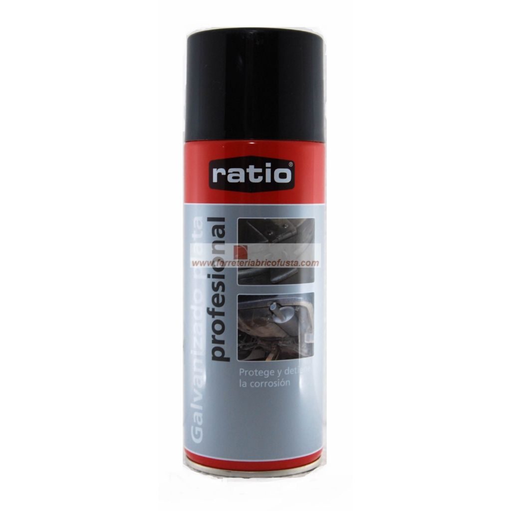 SPRAY GALVANIZADO PLATA 400ML RATIO