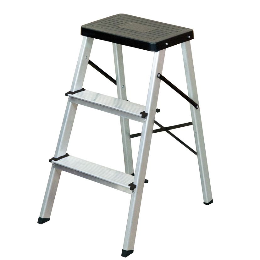 TABURETE ESCALERA ALUMINIO 3 PELDA&Ntilde;OS