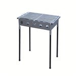 Barbacoa carbon FLORES CORTES. Medidas: 510 x 330 x 600 mm. Peso: 8,25