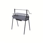 Barbacoa carbon FLORES CORTES Eco curva. Medidas: 870 x 550 x 1,170 mm