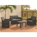 Set azores grafito, 2 sillones individuales 56 x 60 x h74 cm, 1 sofa d